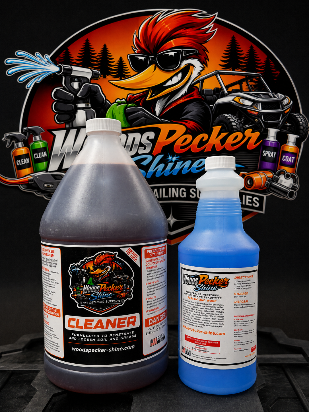Ｗｏｏｄ  Ｎ  brothers   Prop  Shiner 32oz WOODS Shiner Sprayer – WoodsPecker Shine