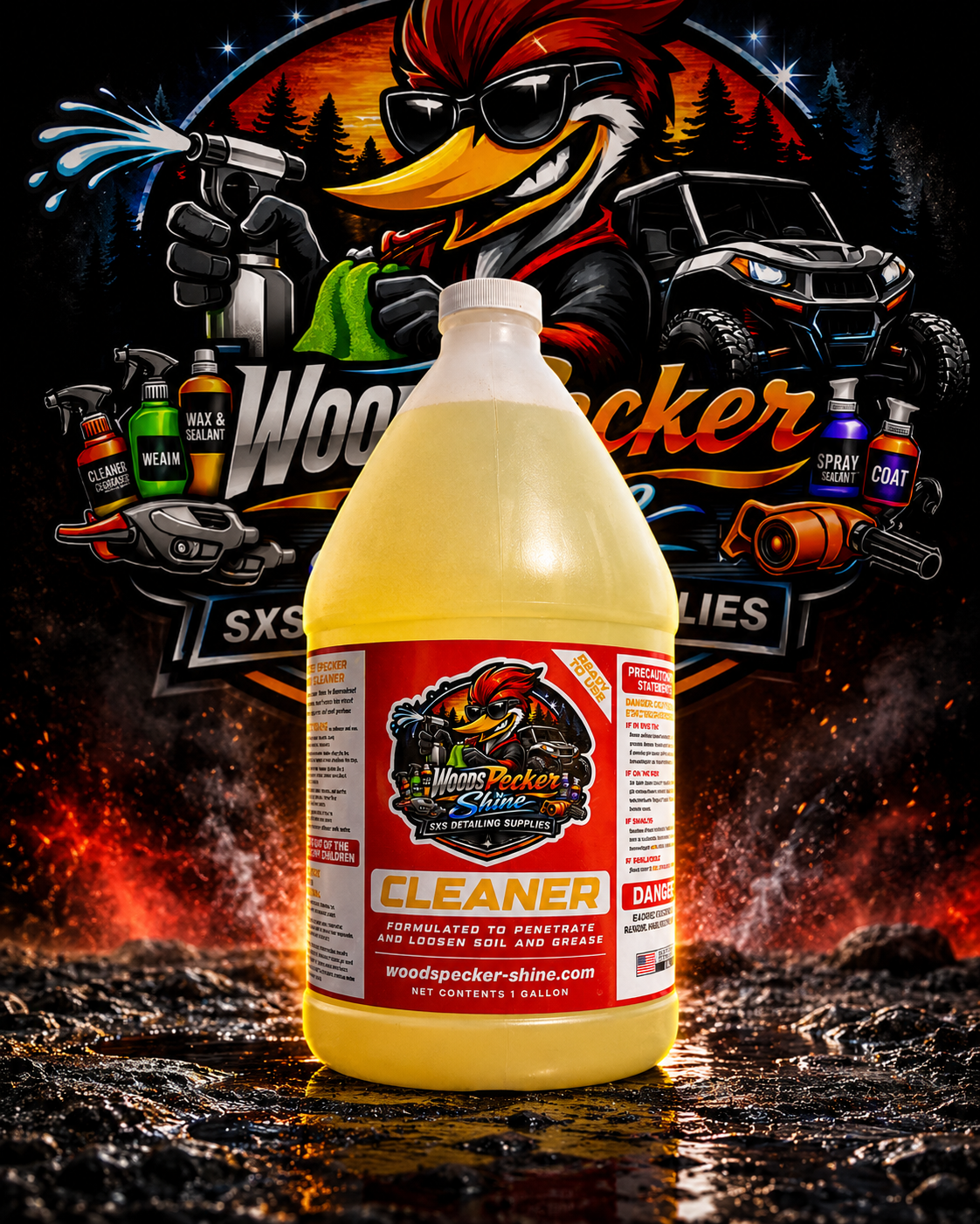 32oz WOODS Shiner Sprayer – WoodsPecker Shine